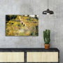 Wallity Cuadro Decorativo sobre Lienzo Pierre Auguste Renoir El camino de la hierba alta 45 x 70 cm